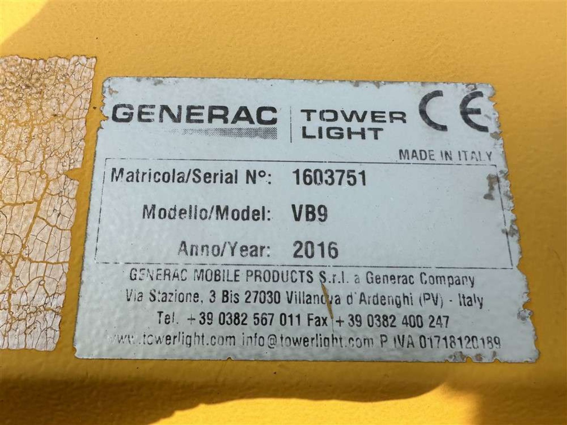 2016 Generac VB-9 Powered LED Tower Light - Image 5 of 5