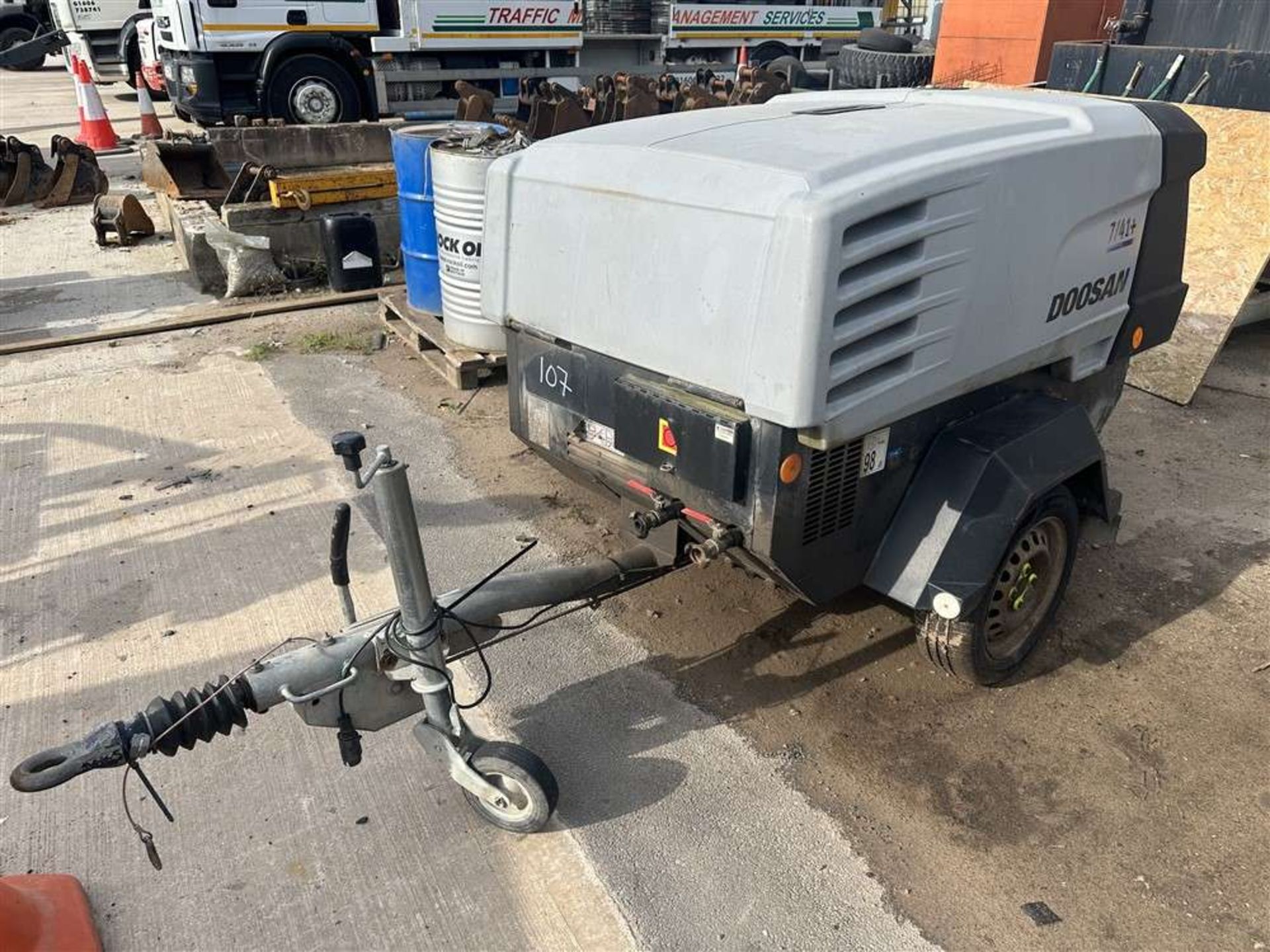 2017 Doosan 7/41+ Towable Compressor