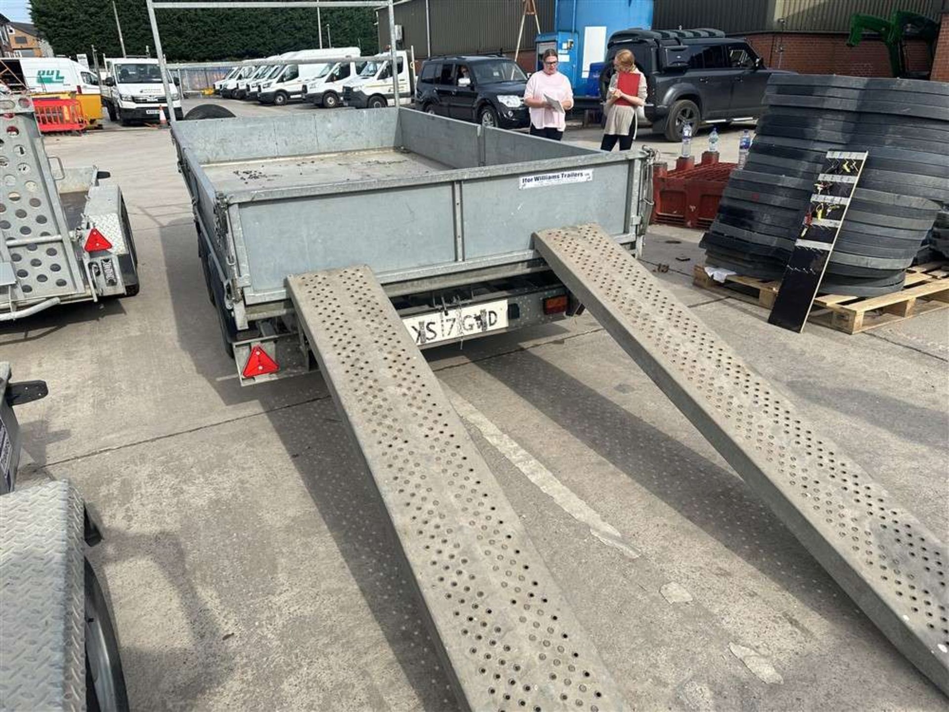 2011 Ifor Williams TT126G 12' x 6' Tipping Trailer c/w Ramps - Image 3 of 5