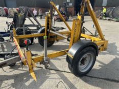 3.5T Cable Drum Trailer (yellow)