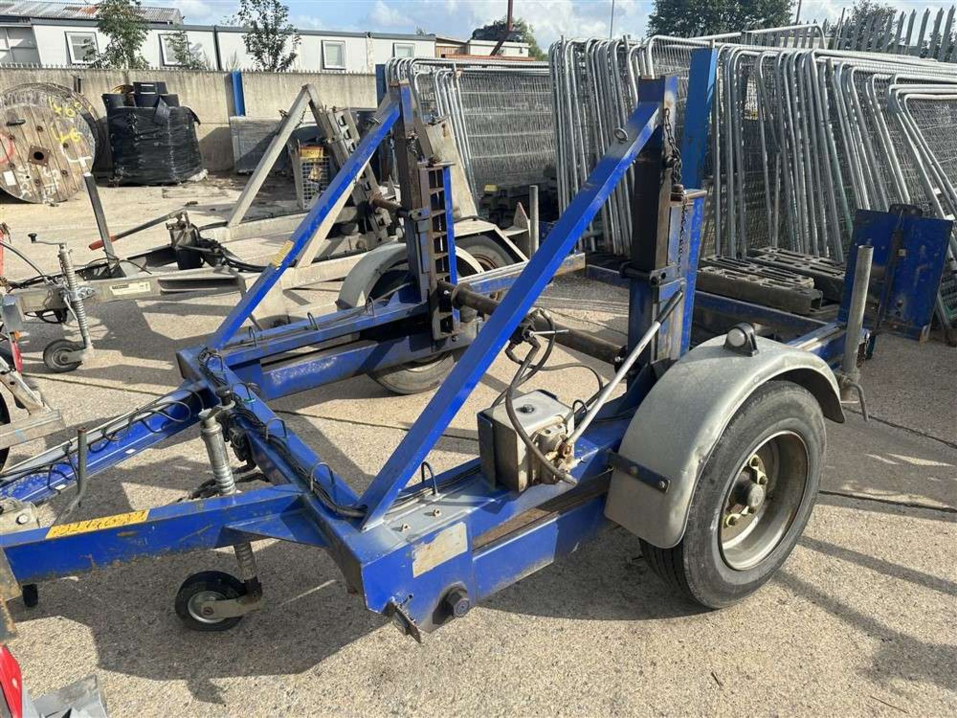 3.5T Cable Drum Trailer (blue)