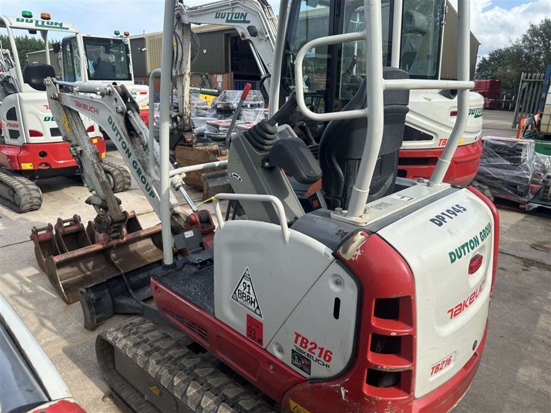 2021 Takeuchi TB216 Tracked Excavator c/w 4 x Buckets - Image 4 of 7