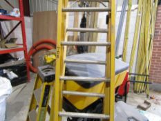 6m Yellow Double Extension Ladder
