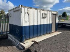 Container Toilet Block c/w New Water Heater