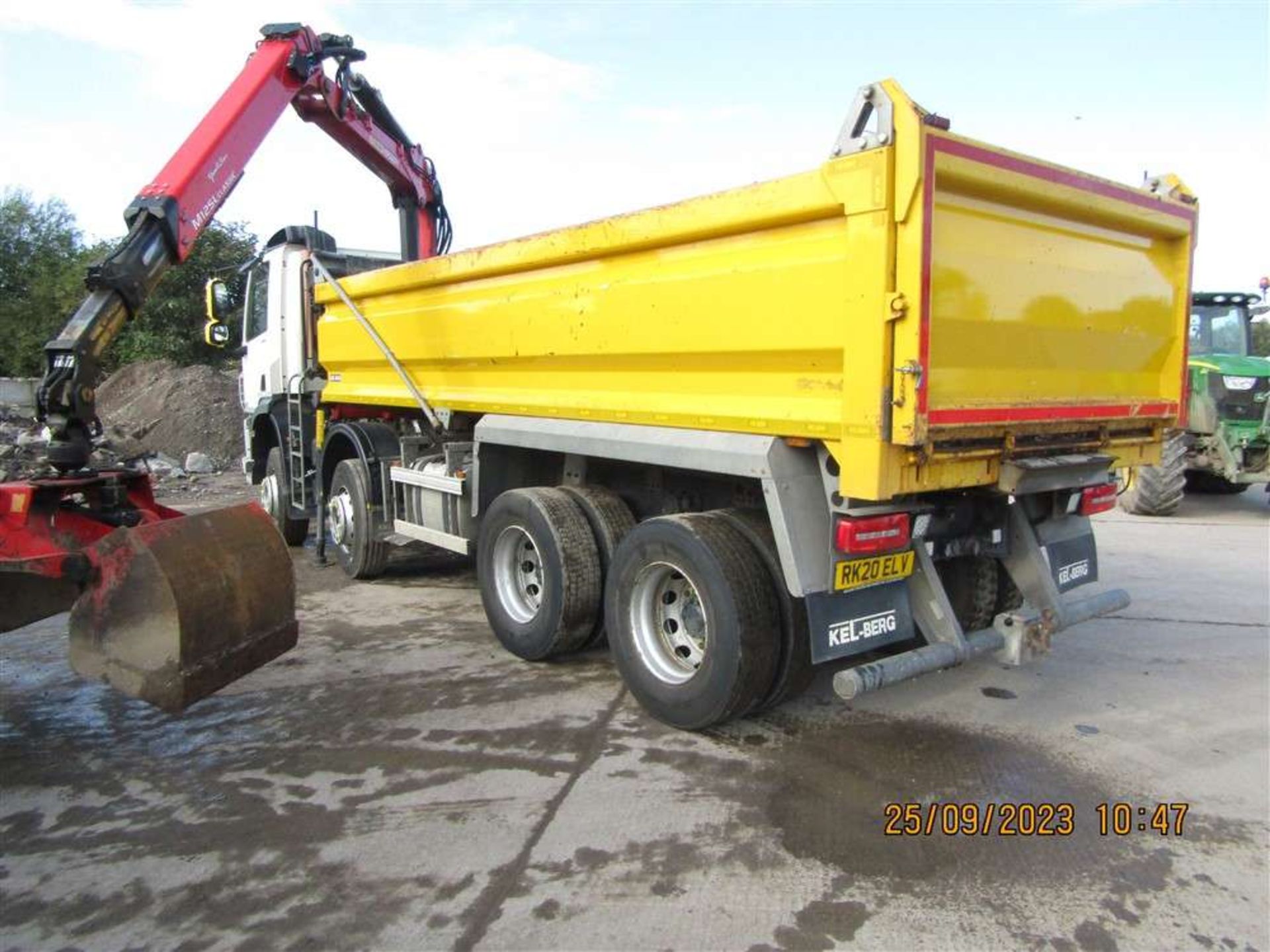 2020 20 reg DAF CF 450 Tipper c/w Palfinger M125 Classic Epsilon Crane - Image 3 of 9