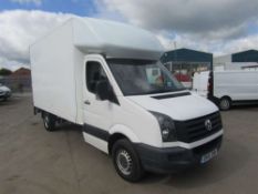 2016 16 reg VW Crafter CR35 TDI Luton