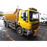 2012 61 reg DAF CF 75.360 6 x 4 Gritter