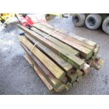 Pallet of Wooden Fencing Posts