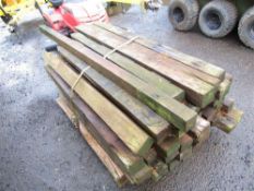 Pallet of Wooden Fencing Posts