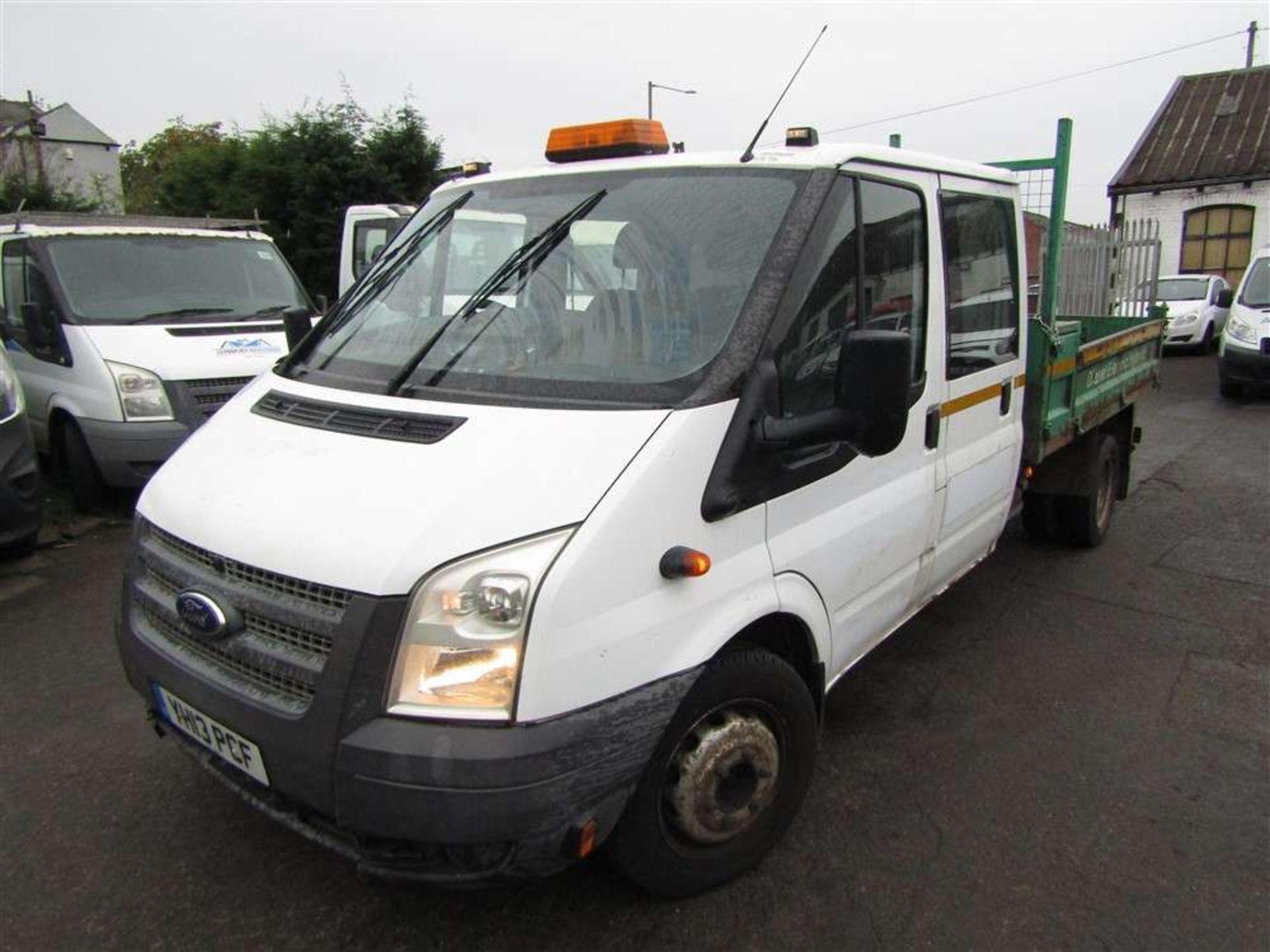 2013 13 reg Ford Transit 100 T350 RWD Crew Cab Tipper (Direct Council) - Image 2 of 6