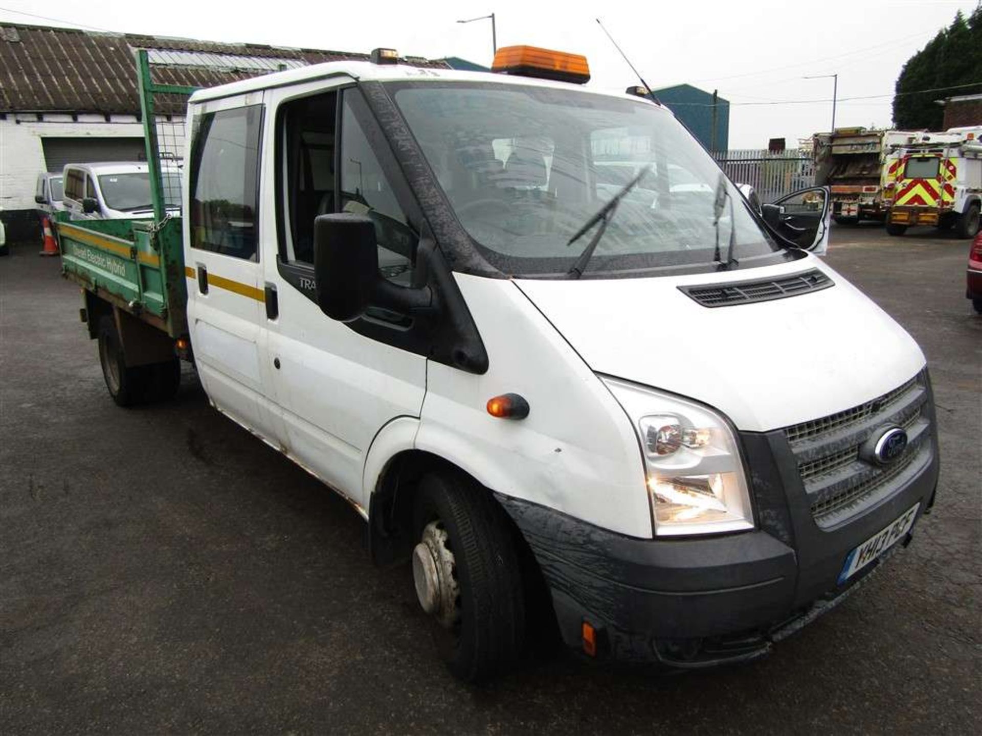 2013 13 reg Ford Transit 100 T350 RWD Crew Cab Tipper (Direct Council)