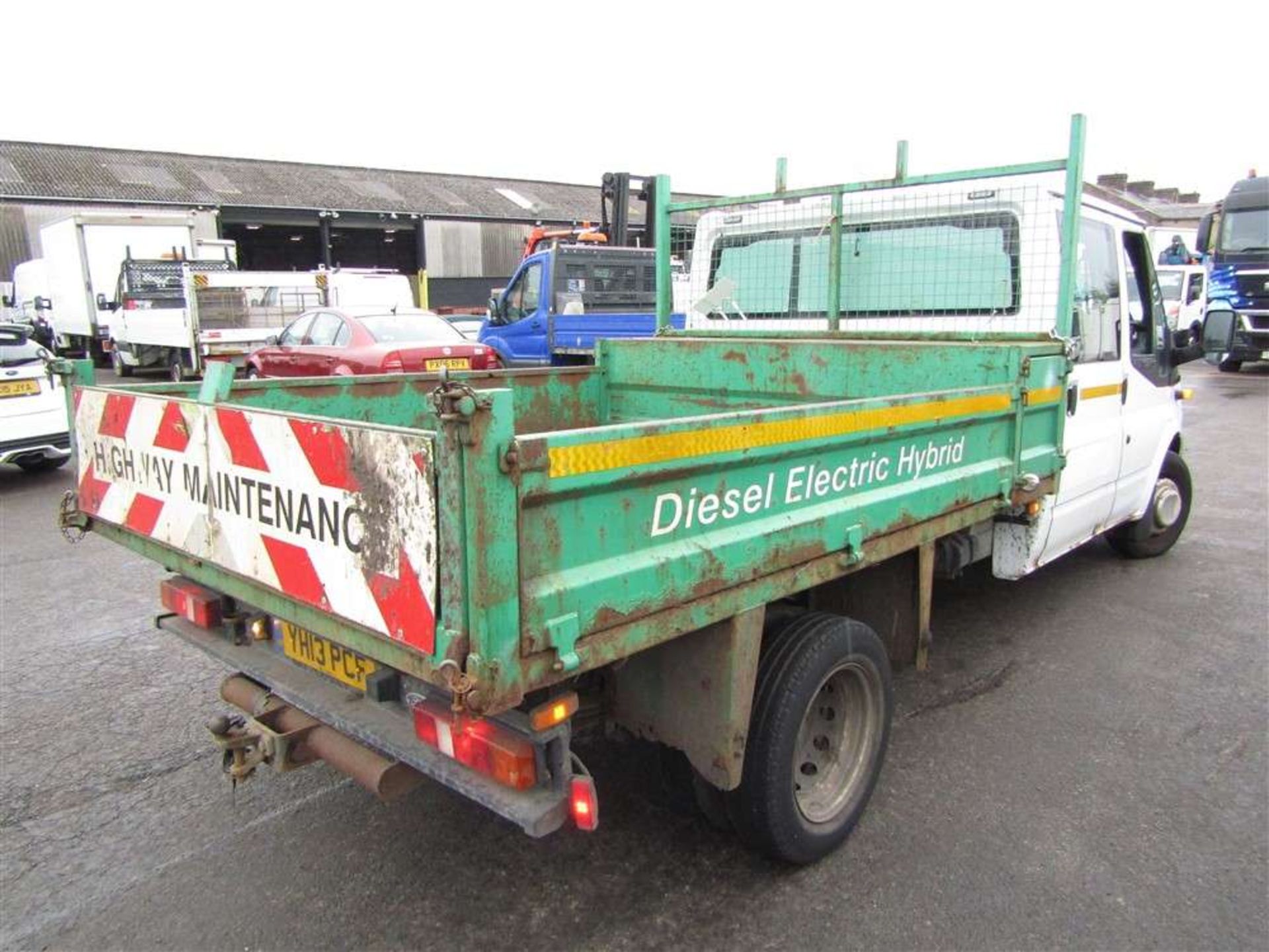 2013 13 reg Ford Transit 100 T350 RWD Crew Cab Tipper (Direct Council) - Image 4 of 6