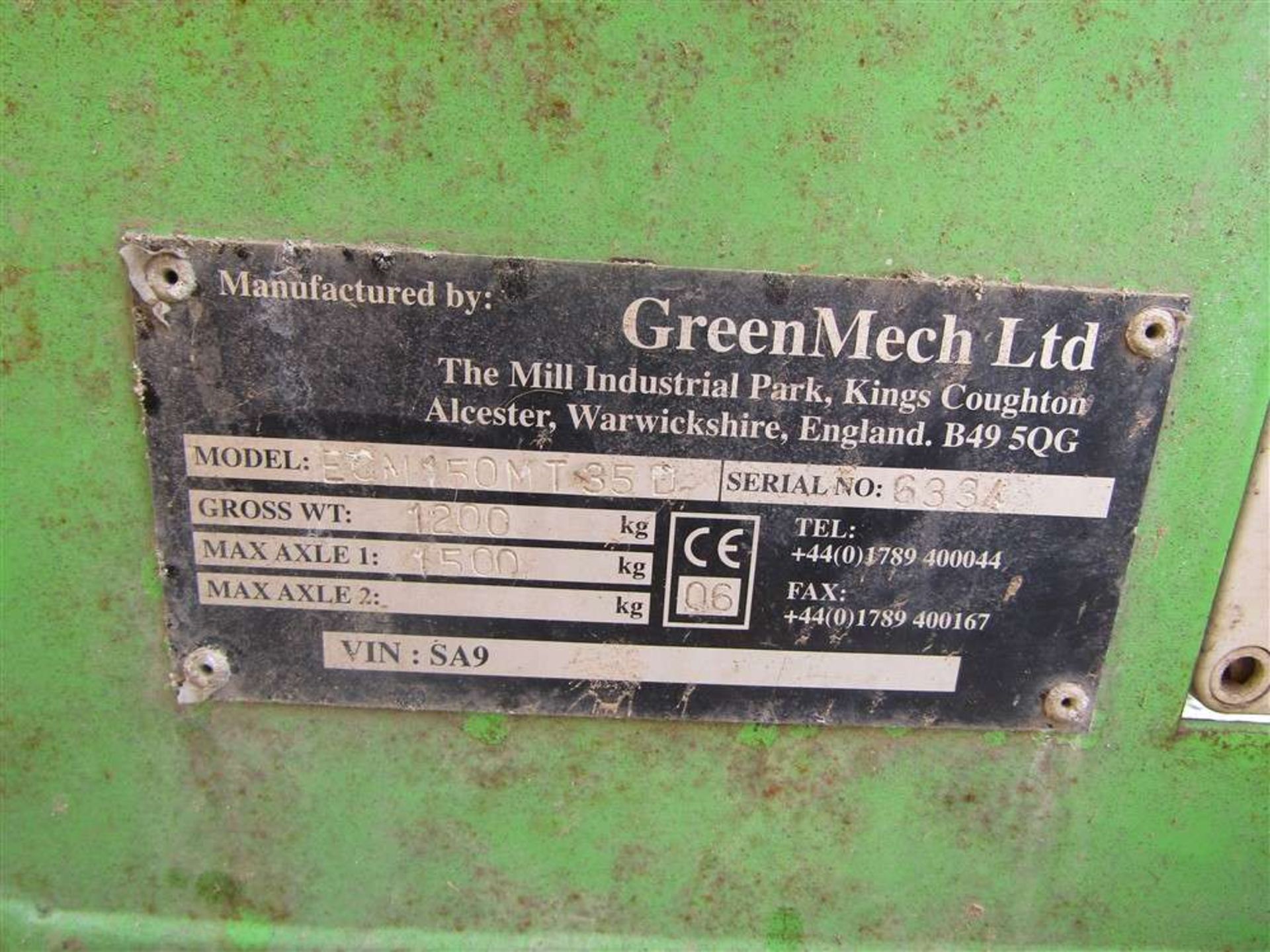 Green Mech Eco Combi 150 Diesel Woodchipper - Image 8 of 8