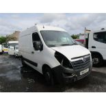 2014 64 reg Vauxhall Movano F3500 L1H2 CDTI (Non Runner) (Direct United Utilities Water)