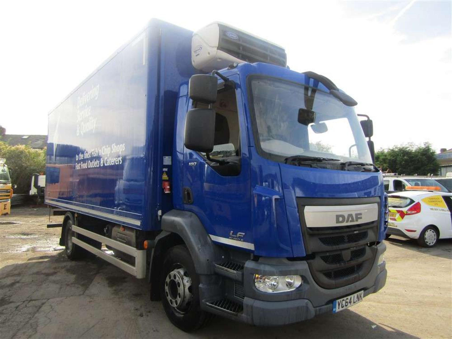 2014 64 reg Daf LF180 FA 14 ton Dual Temperature Box Van Direct Company