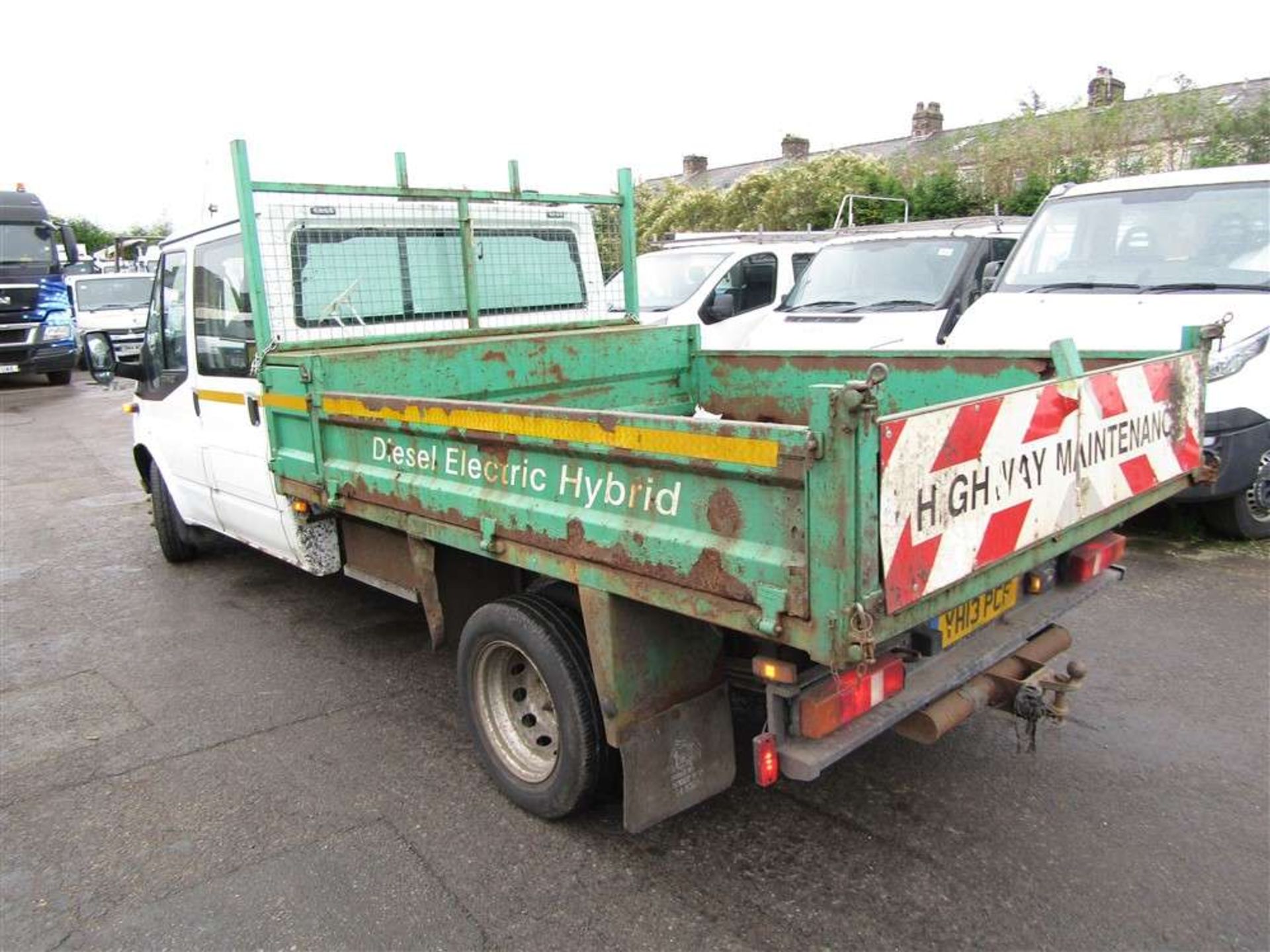 2013 13 reg Ford Transit 100 T350 RWD Crew Cab Tipper (Direct Council) - Image 3 of 6