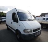 2003 52 reg Vauxhall Movano DTI 3300 SWB (Non Runner)(Direct NHS)