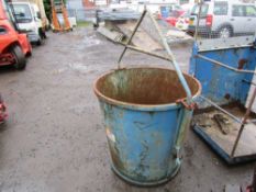 500ltr Circular Muck Skip (Direct Gap)