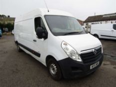 2015 15 reg Vauxhall Movano F3500 L3H2 CDTI 125