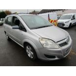 2008 08 reg Vauxhall Zafira Exclusiv CDTI