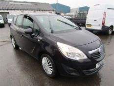 2011 61 reg Vauxhall Meriva Exclusiv