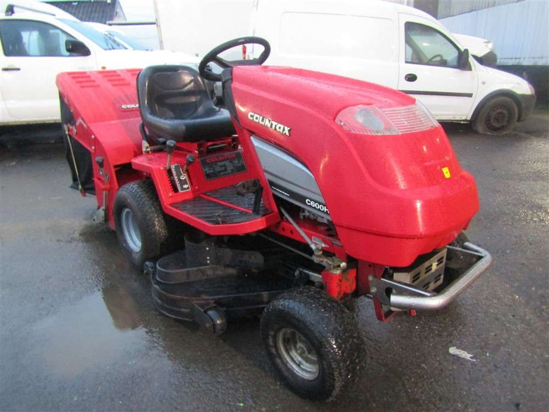 Countax C600H Petrol Ride on Mower with Honda Engine, Brushcutter & Collector Box