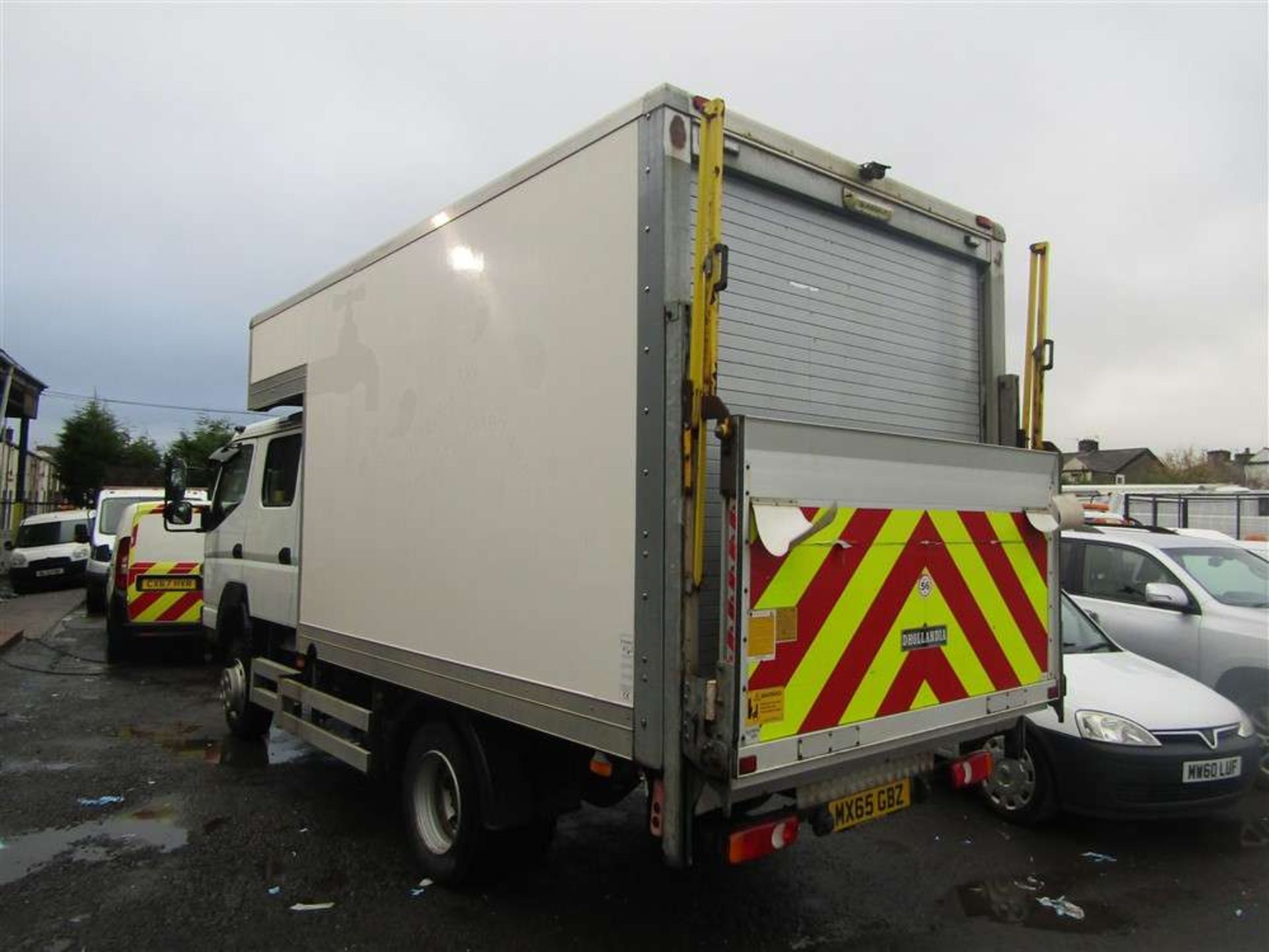 2015 65 reg Mitsubishi Fuso Canter 6C18D 4 x 4 Double Cab Luton (Direct United Utilities Water) - Image 3 of 8