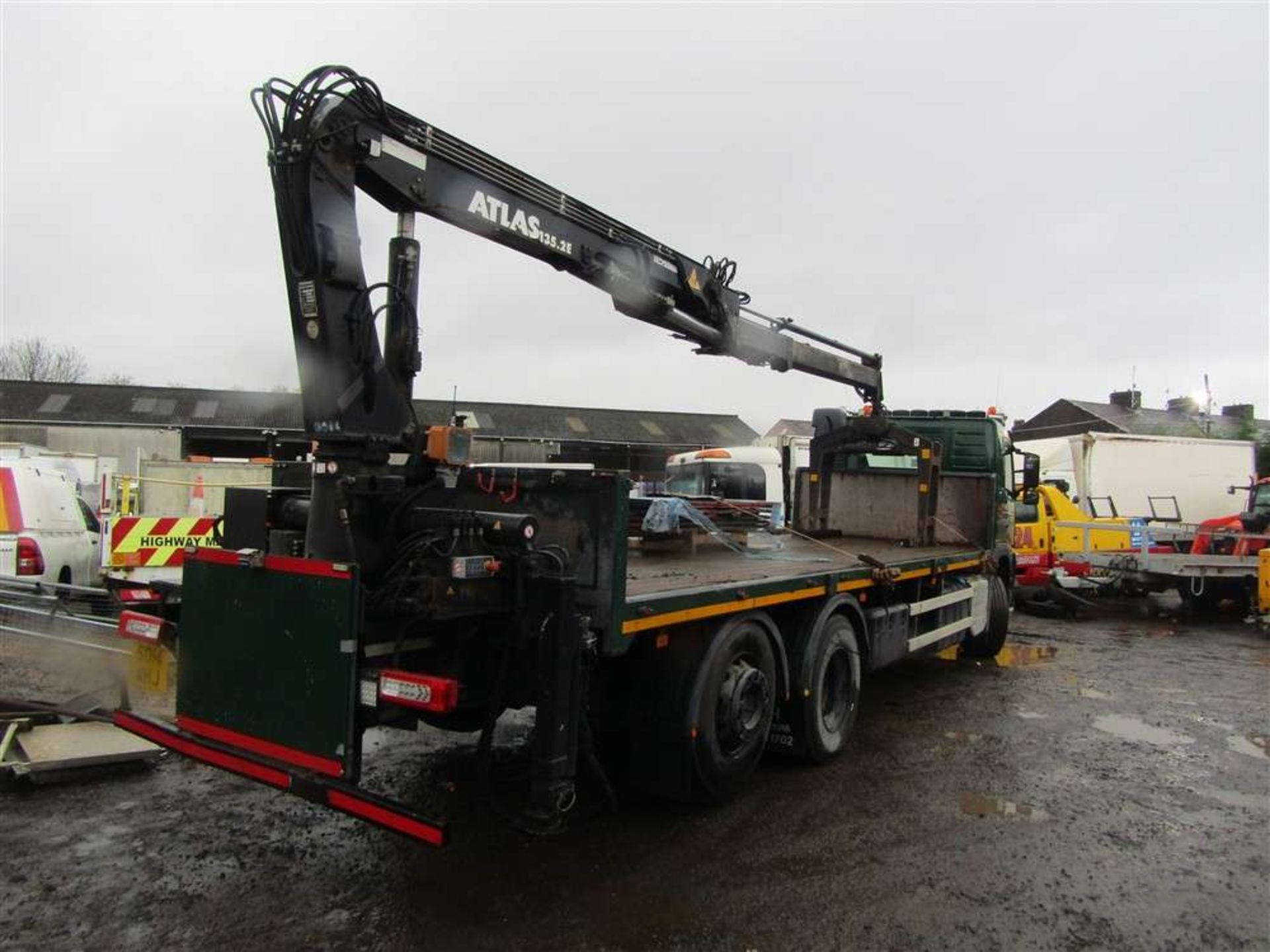 2014 14 reg Volvo FM9 Auto c/w Atlas 135.2B crane - Image 4 of 8