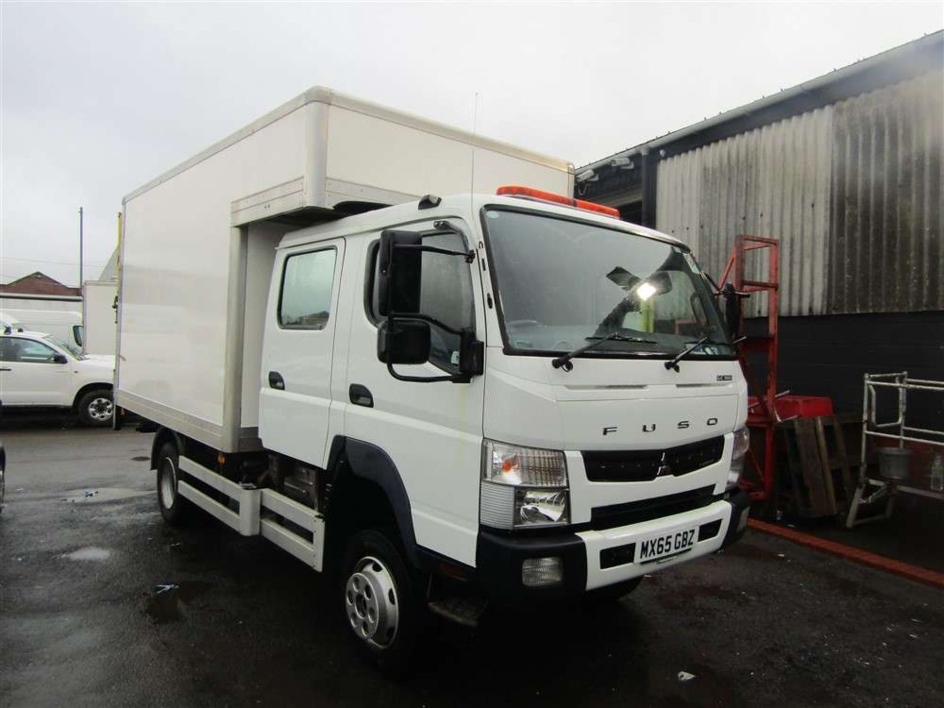 2015 65 reg Mitsubishi Fuso Canter 6C18D 4 x 4 Double Cab Luton (Direct United Utilities Water)