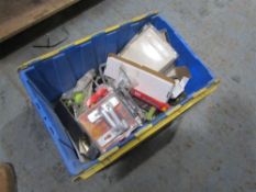 Box Of Assorted Door Handles, Locks And Hinges