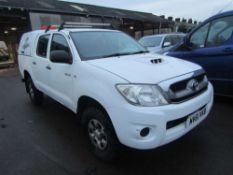 2011 61 Toyota Hilux HL2 D-4D 4x4 DCB (Direct United Utilities Water)