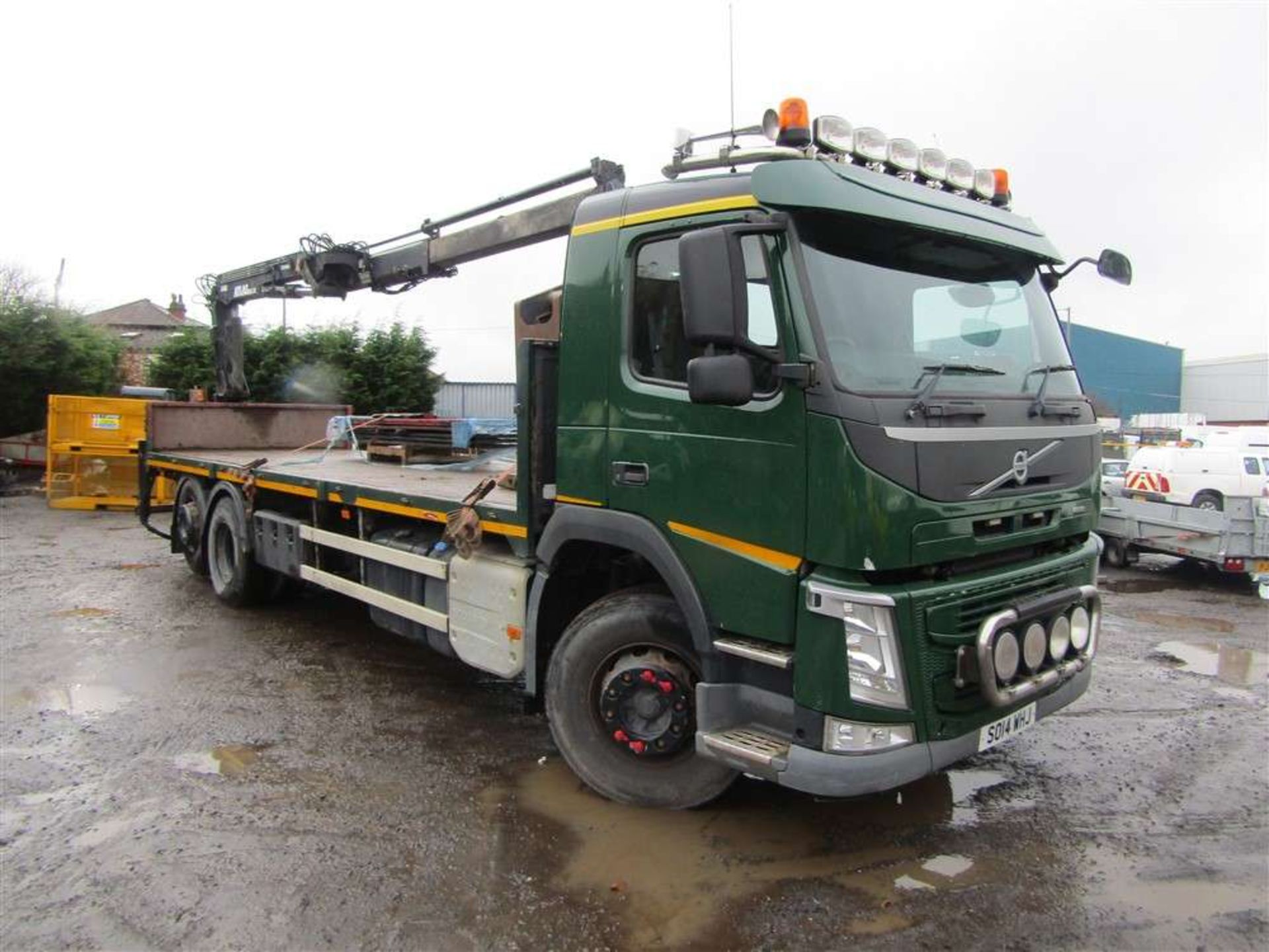 2014 14 reg Volvo FM9 Auto c/w Atlas 135.2B crane