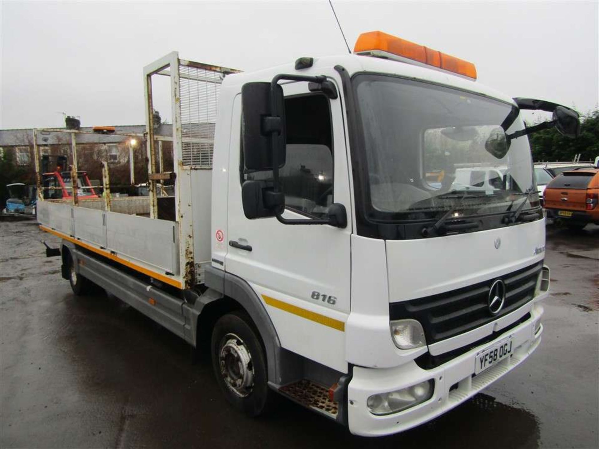 2009 58 reg Mercedes Atego 816 Dropside