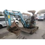 2001 Hitachi Ex20u-3 Excavator C/W 3 Buckets