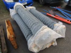 4 x Rolls of Chain Link Fencing