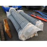 4 x Rolls of Chain Link Fencing