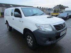 2014 64 reg Toyota Hilux Active D-4D 4 x 4 DCB (Direct United Utilites Water)