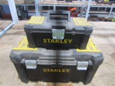 2 x Stanley Plastic Tool Box