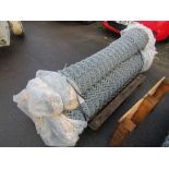 3 x Rolls of Chain Link Fencing