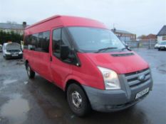 2010 10 reg Ford Transit 100 T370 15s RWD Minibus (Direct Council)