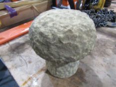 Hand Carved Stone Mushroom