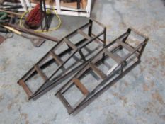 2 x Metal Car Ramps