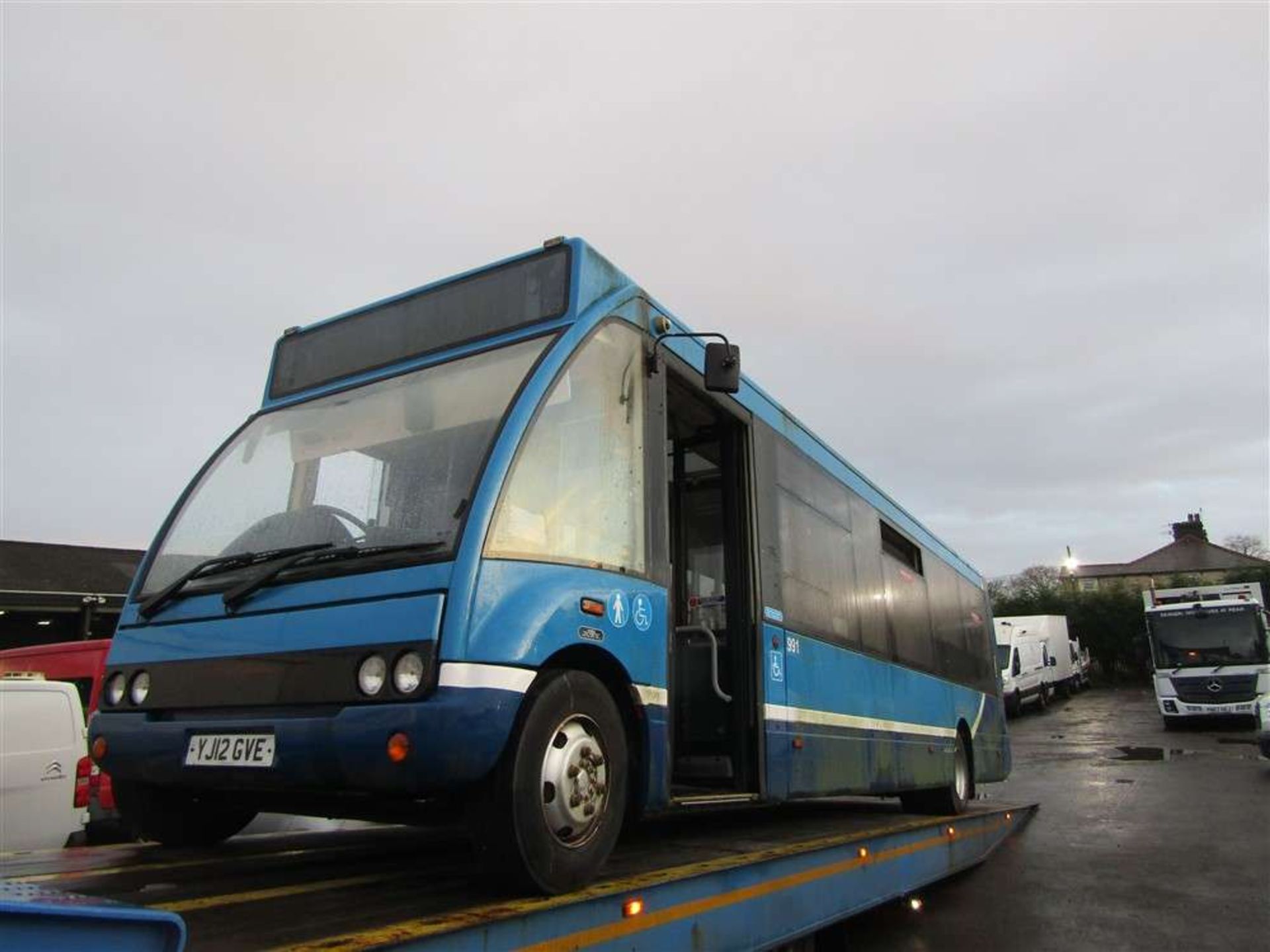 2012 12 reg Optare Solo M950 Electric Bus (Believed to be Running But Needs Charging) - Image 2 of 6