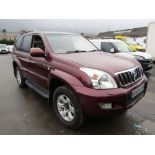 2005 05 reg Toyota Landcruiser LC4 D-4D Auto