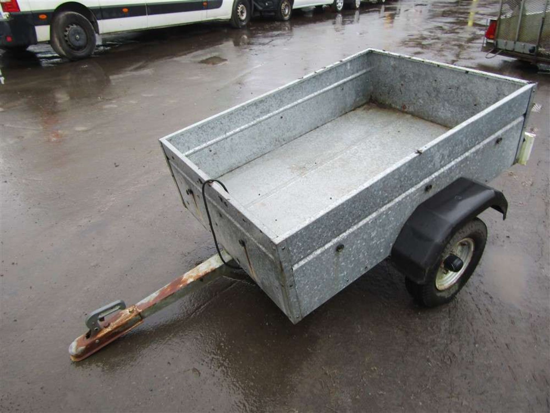 4 x 3 ft Single Axle Trailer - Image 2 of 4