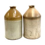 Two stoneware flagons, each approx. 44cmH