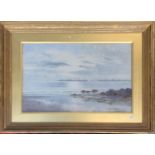 A.Y. Whishaw (1870-1946), watercolour of a coastal landscape, signed and dated 1908, 39x61cm