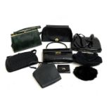 A quantity of ladies handbags to include Venice Simplon Orient Express collection, patent leather,