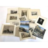 A small lot of 19th century engravings, various subjects including Oxford and Cambridge, Verona,