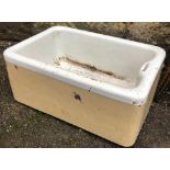 A ceramic butlers sink, 63x43x28cmH